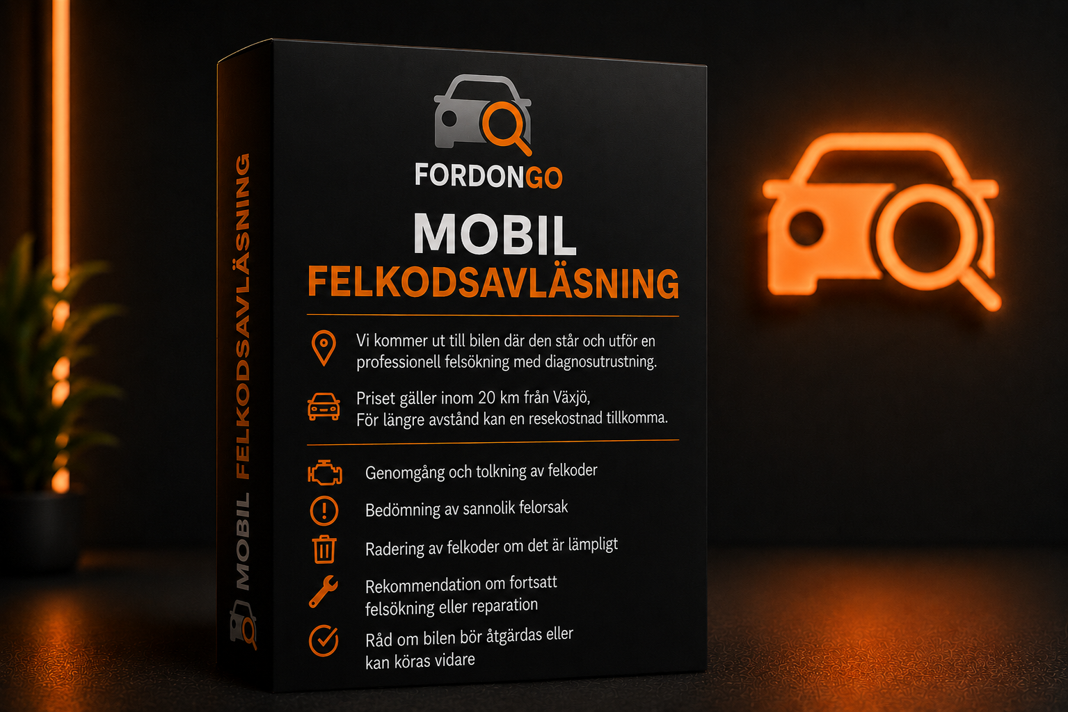 Mobil felkodsavläsning och bildiagnos i Växj